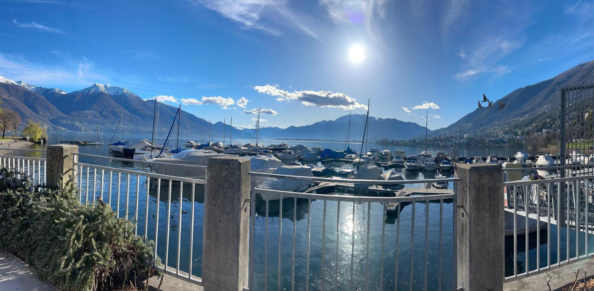 Moderno Bilocale Vista Lago Maggiore غوردولا المظهر الخارجي الصورة